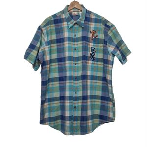 The Disney Store Tiger Embroidered Short Sleeve Shirt